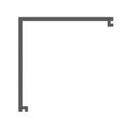 Clip-Profilabdeckung, C16,<BR>fr Alu-Profil PN19,<BR>opal satiniert, eckig, L 2000