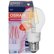 LED-Lampe,<BR>PARATHOM ADVANCED<BR>CLASSIC A, GLOWdim,<BR>AGL-Form, klar, <BR>E27/7W, 750 lm