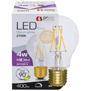 Filament-LED-Lampe, <BR>AGL-Form, klar, <BR>E27