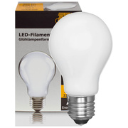 LED-Filament-Lampe, <BR>AGL-Form, matt, <BR>E27/6,5W (60W), 810 lm,<BR>4000K