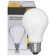 LED-Filament-Lampe, <BR>AGL-Form, matt, <BR>E27