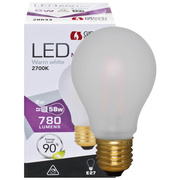 Filament-LED-Lampe, <BR>AGL-Form, matt, <BR>E27