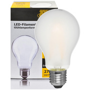 LED-Filament-Lampe, <BR>AGL-Form, matt, <BR>E27 <BR>