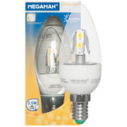 LED-Kerzenlampe, klar,<BR>CLASSIC MELLOTONE, <BR>E14/3,5W (25W), <BR>210 lm