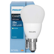 LED-Lampe,<BR>CorePro LEDluster,<BR>Tropfen-Form, matt,<BR>E14,<BR>2700K