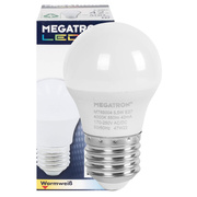 LED-Lampe,<BR>Tropfen-Form, opal,<BR>E27,<BR>AC/DC Notlicht tauglich