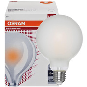 LED-Filament-Lampe,<BR>RETROFIT CLASSIC GLOBE,<BR>Globe-Form, opal matt,<BR>E27,<BR>2700K