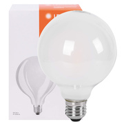 LED-Filament-Lampe,<BR>RETROFIT CLASSIC<BR>GLOBE DIM,<BR>Globe-Form, matt,<BR>E27,<BR>2700K