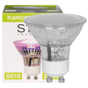LED-Reflektorlampe,<BR>PLANT LIGHT,<BR>GU10/3,5W, 42 lm