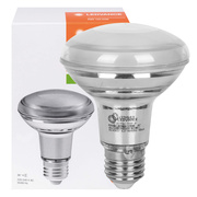 LED-Reflektorlampe,<BR>R80 DIM P,<BR>E27/8,5W (100W), 670 lm,<BR>2700K
