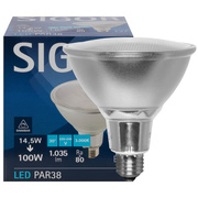 LED-Reflektorlampe, PAR38,<BR>E27/14,5W (100W), 1.035 lm,<BR>3000K