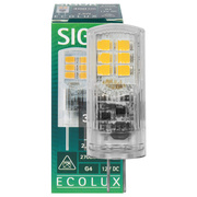 LED-Stiftsockellampe, G4/12V/2,6W-2700K, SIGOR