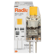 LED-Stiftsockellampe, <BR>LED PIN MICRO, klar,<BR>G4/12V-AC/1W (10W), 100 lm, <BR>2700K<BR>