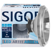 LED-Reflektorlampe, AR111,<BR>ARGENT,<BR>G53/12V/12W (75W), 800 lm,<BR>3000K