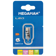 LED-Stiftsockellampe,<BR>G4/12V/1W (11W), 100 lm,<BR>2700K