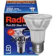 LED-Reflektorlampe, <BR>RaLED STAR,<BR>E27, 5W (51W), 350 lm