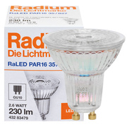 LED-Reflektorlampe, PAR16, <BR>RALED, GU10