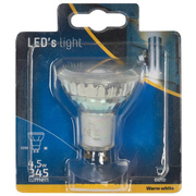 LED-Lampe, Reflektor,<BR>GU10/230V/4,5W, 345 lm,<BR>2700K, L 57,  50