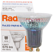 LED-Reflektorlampe, GU10/230V/8W-2700K, RaLED STAR PAR16, RADIUM