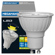 LED-Reflektorlampe, PAR16<BR>DUAL BEAM,<BR>GU10/5W (50W), 430 lm,<BR>2800K,<BR>Abstrahlwinkel einstellbar<BR>24 + 35