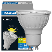 LED-Reflektorlampe, PAR16,<BR>DUAL BEAM,<BR>GU10/5,2W (50W), 420 lm,<BR>Abstrahlwinkel einstellbar 24 + 35