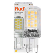 LED-Stiftsockellampe, klar,<BR>RaLED PIN50,<BR>G9,<BR>2700K