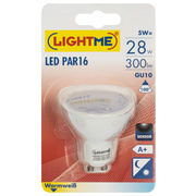 <P>LED-Reflektorlampe, PAR16,<BR>PAR16 SENSOR,<BR>GU10/5W (28W),<BR>300 lm,<BR>mit Dmmerungssensor </P>