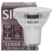 LED-Reflektorlampe, PAR16,<BR>LUXAR, <BR>GU10