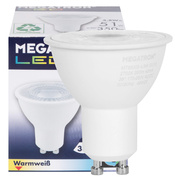 LED-Reflektorlampe, PAR16,<BR>GU10/4,8W (42W), 350 lm,<BR>2700K,<BR>AC/DC Notlicht tauglich