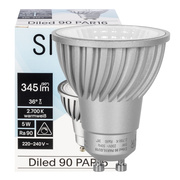 Alu-Reflektor, PAR16,<BR>DILED,<BR>GU10/5W (50W)