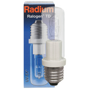 Halogenlampe,<BR>RALOGEN RJH-TD,<BR>Rhren-Form, klar,<BR>E27/70W, 1.180 lm