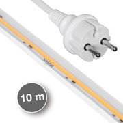 LED-Flexstreifen 230V,<BR>COB-LED/14W/860 lm/m,<BR>2700K,<BR>L 10 Meter