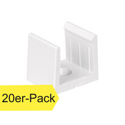 Befestigungsclips,<BR>Set (20 St�ck),<BR>wei�