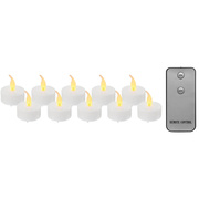 LED-Teelichter, <BR>je 1 LED,<BR>10er-Set,<BR> 35, H 45