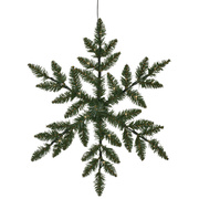 LED-Silouette, SNOWFLAKE, 36 warmweie LEDs