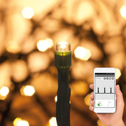 LED-Minilichterkette<BR>mit App-Control,<BR>560 warmweie LEDs