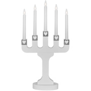 Weihnachtsleuchter,<BR>LEILA,<BR>5 x E10/55V/3W <BR>