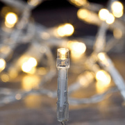 LED-Minilichterkette,<BR>80 warmweie LEDs