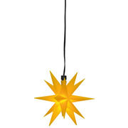 LED-Stern,<BR>1 warmweie LED,<BR>18 Spitzen,<BR> 120