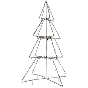 LED-Tannenbaum,<BR>FOLDY,<BR>200 warmweie LEDs