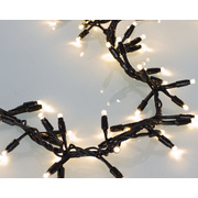 LED-Clusterlightkette,<BR>100 warmweie LEDs,<BR>schwarz