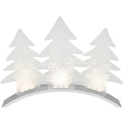 LED-Weihnachtsleuchter,<BR>PLEXI TREES,<BR>9 warmweie LEDs