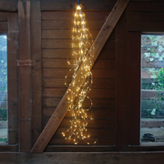 LED-Drahtbschel,<BR>64 warmweie LEDs,<BR>8 Strnge