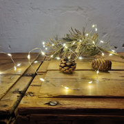 LED-Minilichterkette,<BR>40 warmweie LEDs