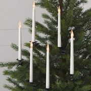 LED-Weihnachtsbaumkette,<BR>SLIMLINE,<BR>klar/wei,<BR>LEDs warmwei