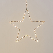 Stern,<BR>ALPHA,<BR>warmweie LEDs