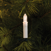 LED-Weihnachtsbaumkette,<BR>klar/wei,<BR>E10