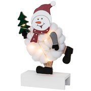 LED-Schneemann,<BR>6 warmweie LEDs