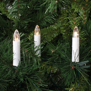 LED-Weihnachtsbaumkette,<BR>klar/wei, <BR>20 warmweie LEDs