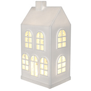 Wasserlaterne,<BR>VINTER,<BR>Haus,<BR>3 warmweie LEDs